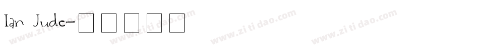 Ian Jude字体转换